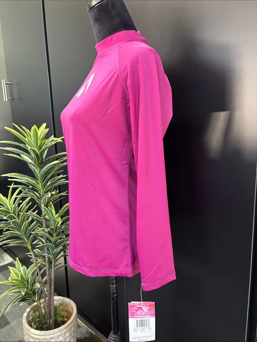 Kanu Surf UPF 50+ rashguard,mock neck, long sleeve,active, 4 way stretch